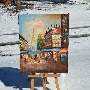 Impressionist Painting Of Paris